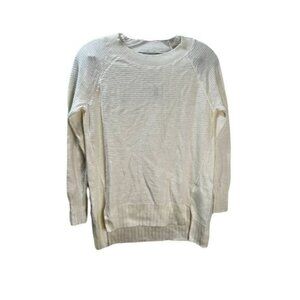 Old Navy‎ Cream Knit Ribbed Sweater Size XS NEW